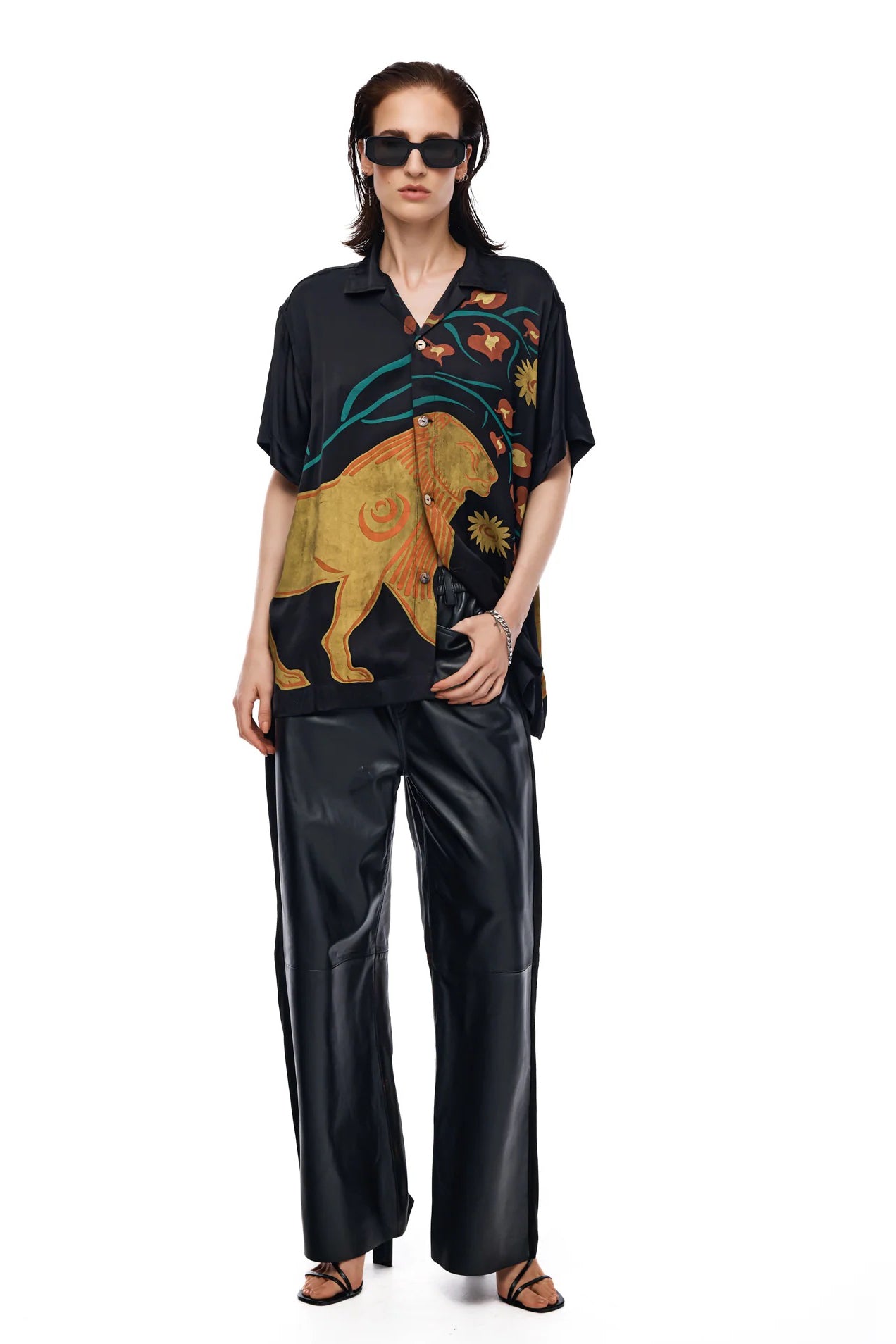 The Prowling Lion Camp Shirt