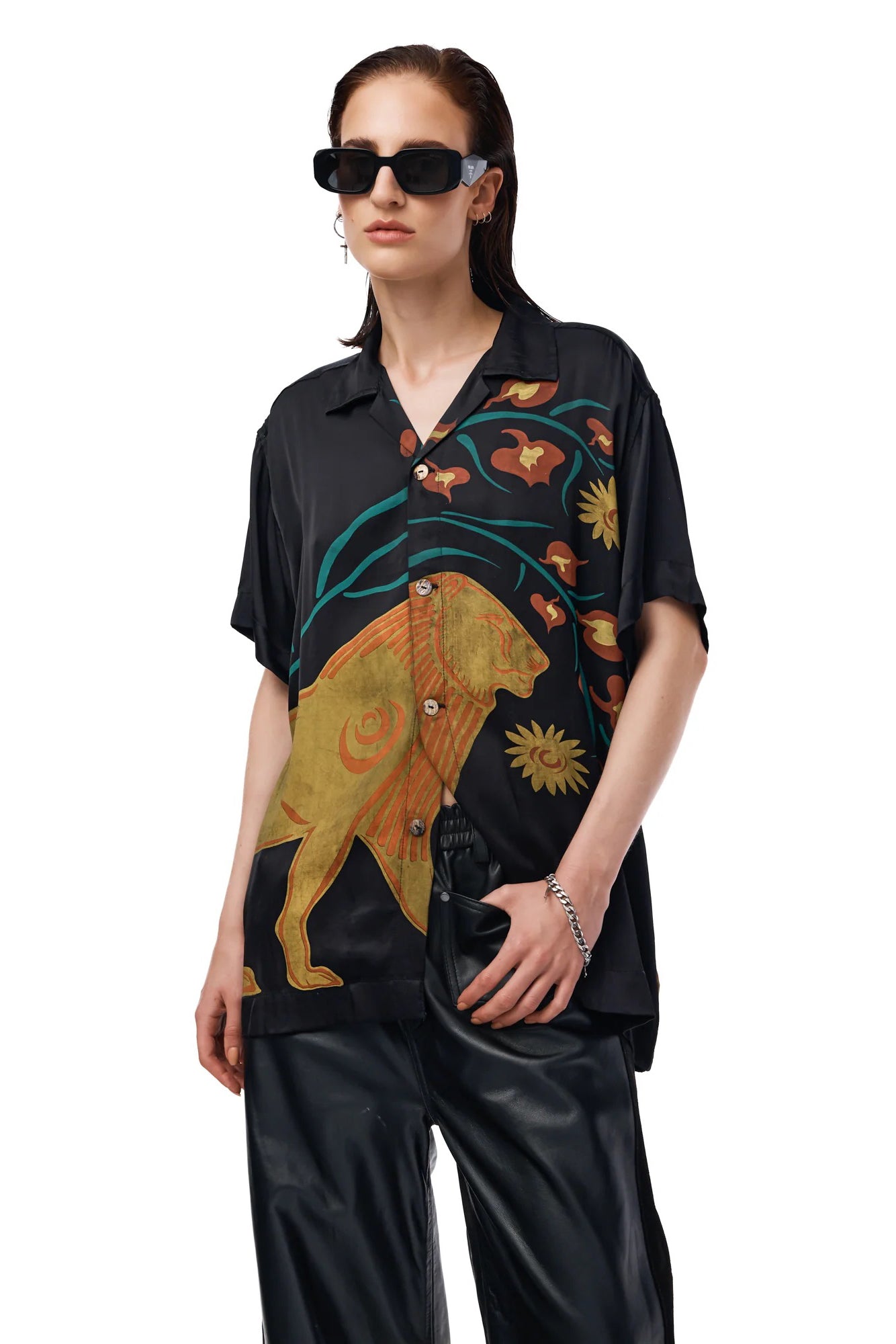 The Prowling Lion Camp Shirt
