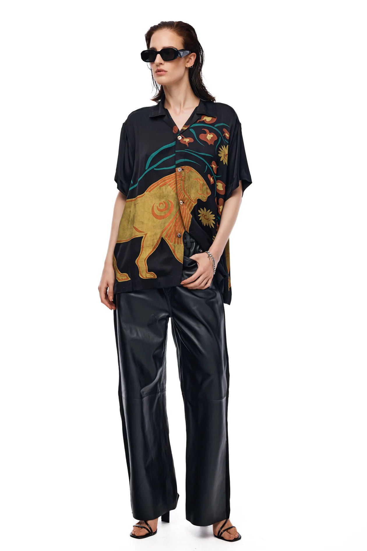 The Prowling Lion Camp Shirt