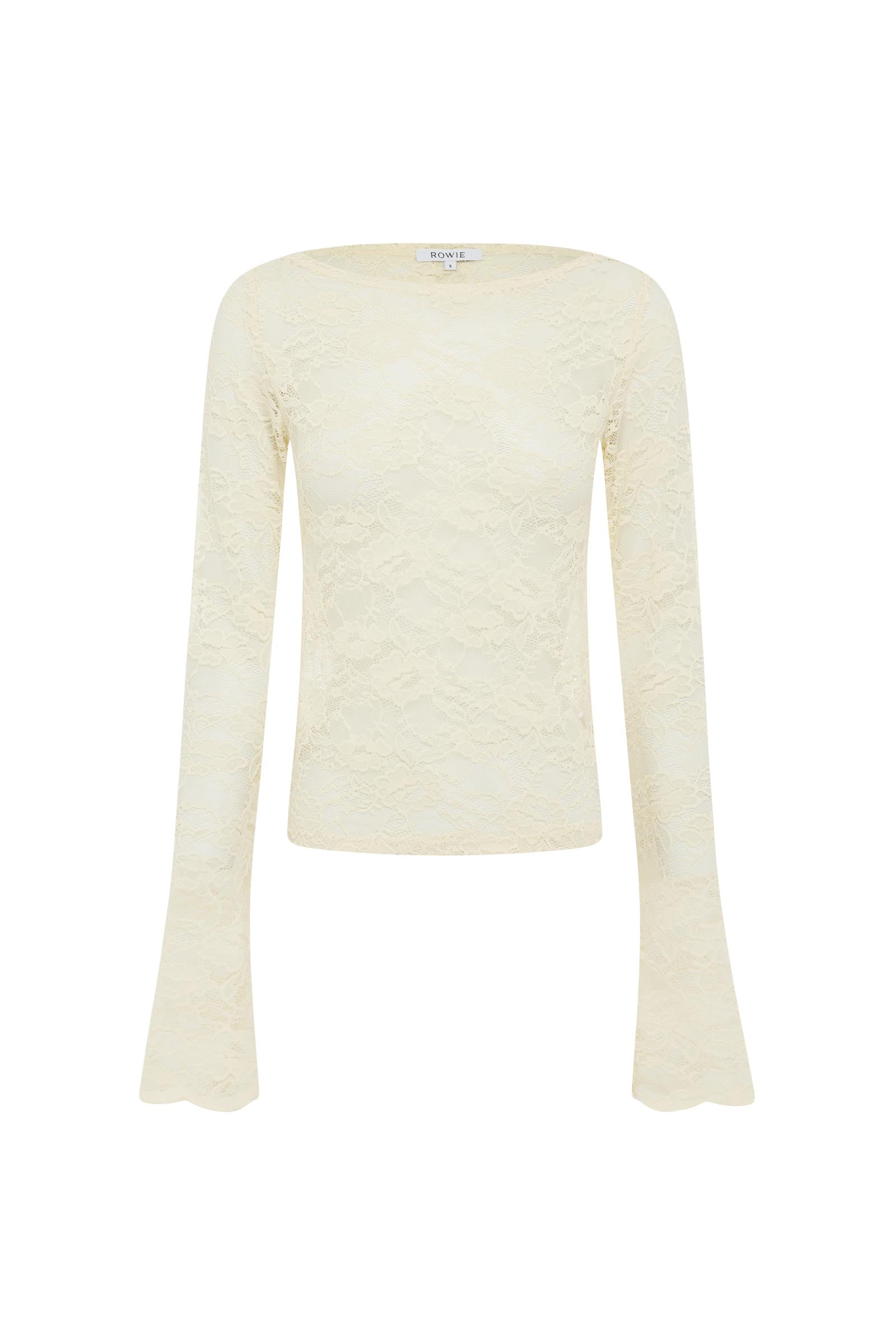 Tonya Rose Lace Top - Creme