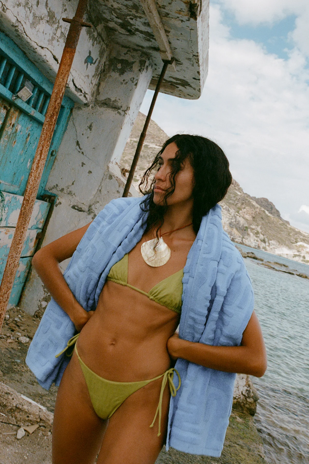 Beach Towel - Kin Cornflower