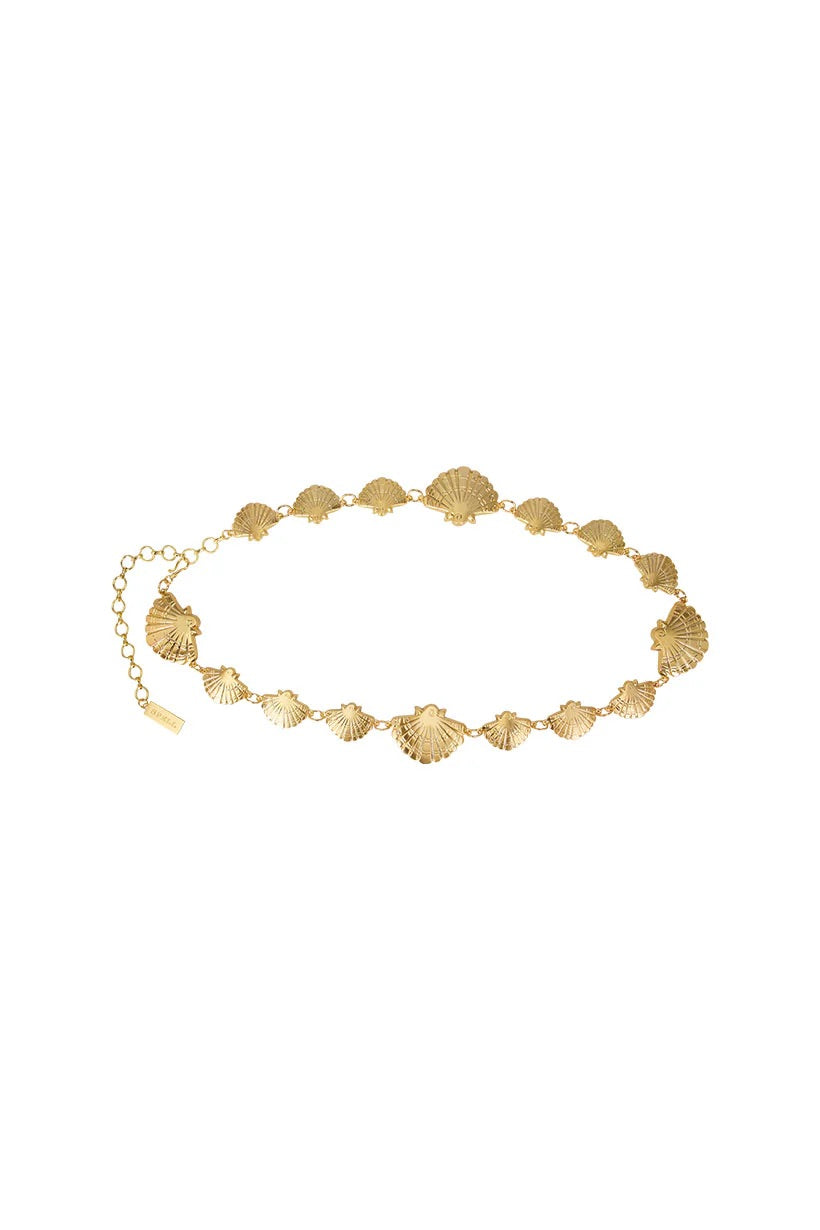 Villa Tropic Chain Belt - Gold