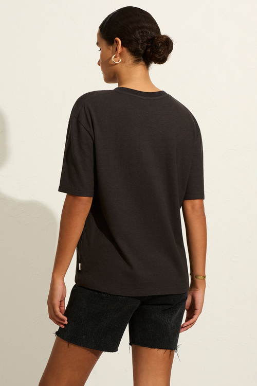 Auguste | Oversize Tee - Washed Black