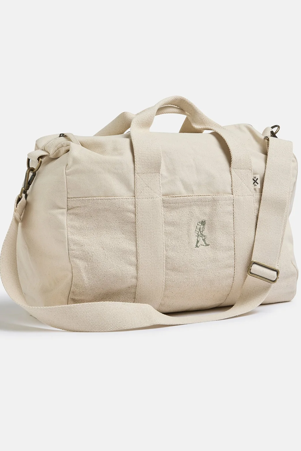 Wanderer Canvas Overnight Bag - Natural