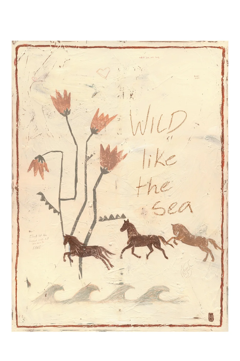 A4 Print - Wild Like The Sea