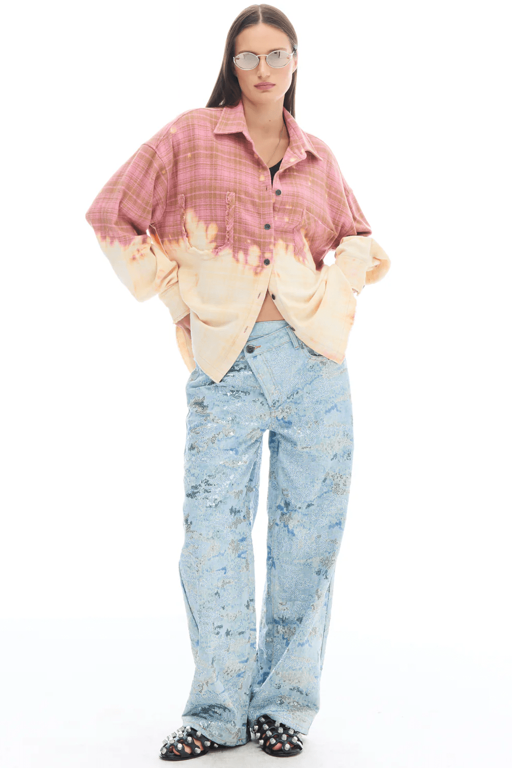 Acid Trip Flannel Shirt - Pink - Shirts - The Tales - Women's fashion at The Freedom State