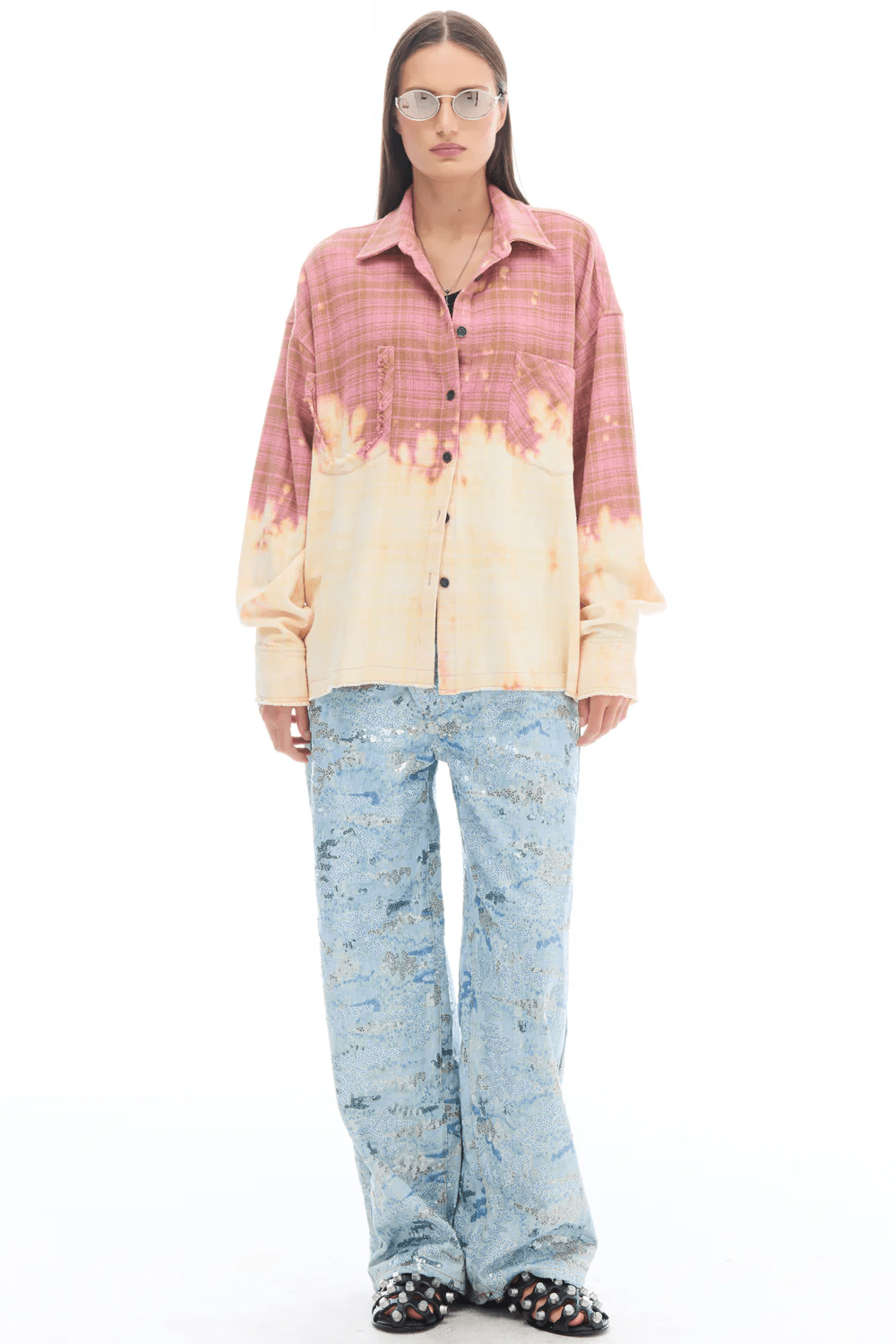 Acid Trip Flannel Shirt - Pink - Shirts - The Tales - Women's fashion at The Freedom State