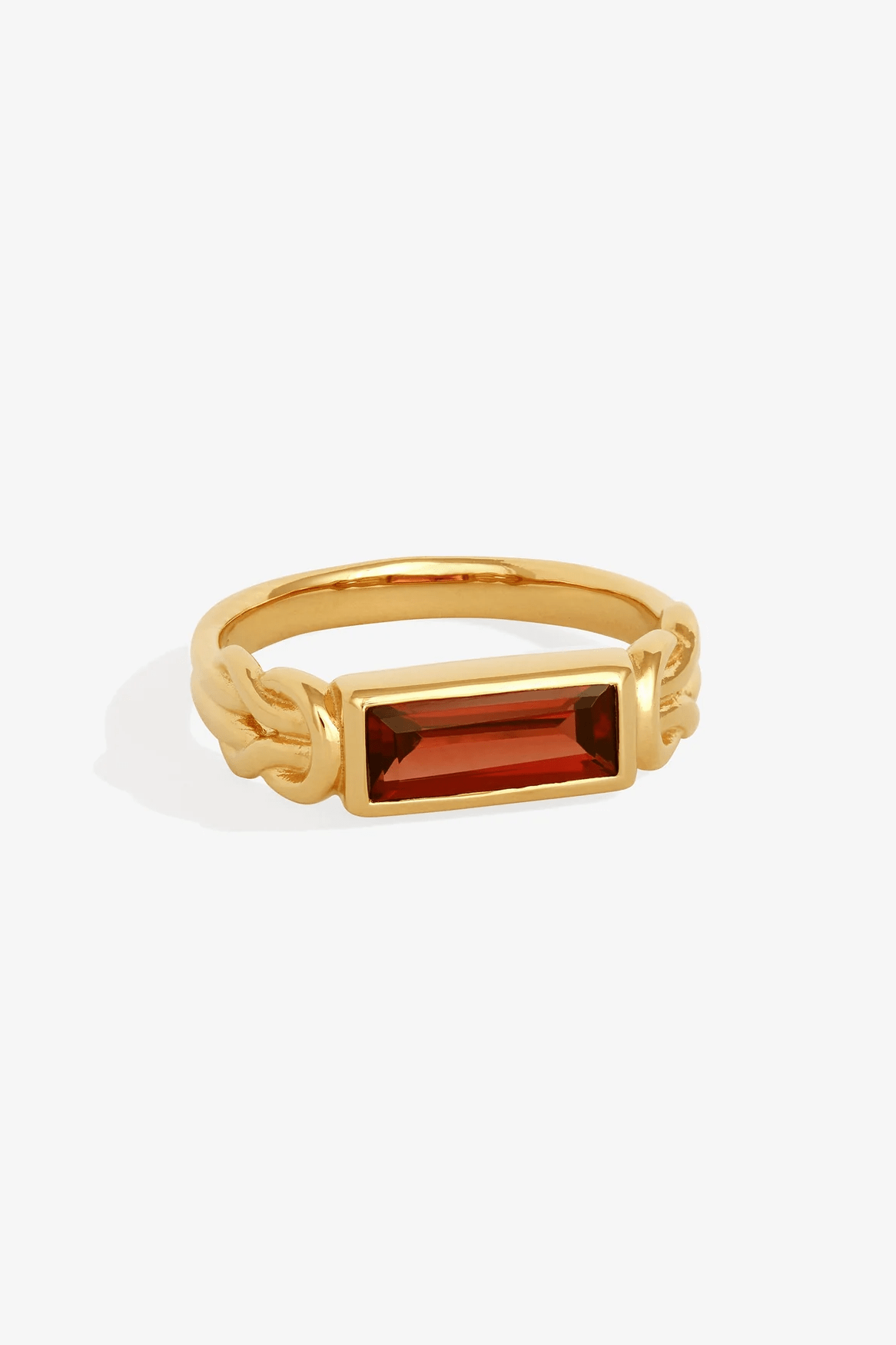 Airla Solitaire Ring - Gold - Rings - Temple Of The Sun - Women's fashion at The Freedom State