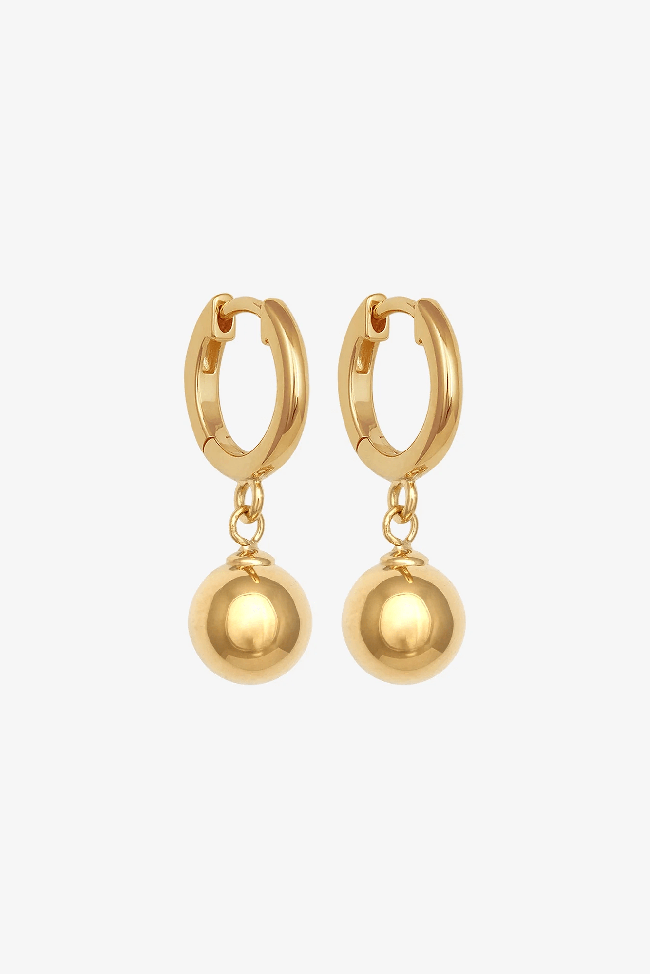Alba Huggies - Gold - Earrings - Temple Of The Sun