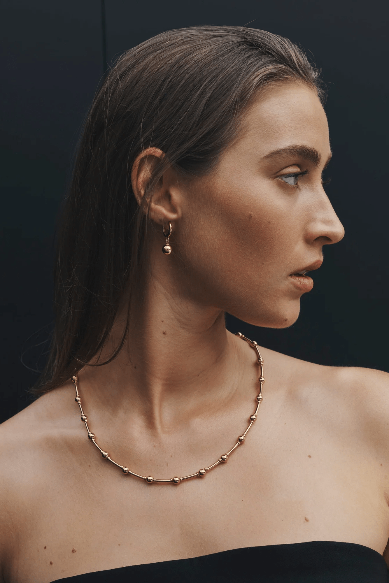 Alba Huggies - Gold - Earrings - Temple Of The Sun