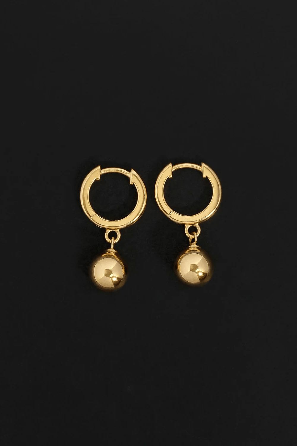 Alba Huggies - Gold - Earrings - Temple Of The Sun