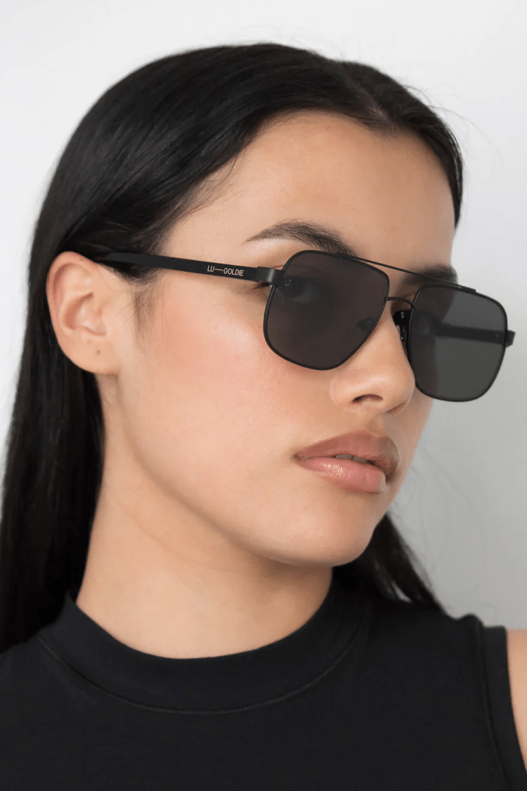 Amelia Sunglasses - Black - Sunglasses - Lu Goldie - Women's fashion at The Freedom State