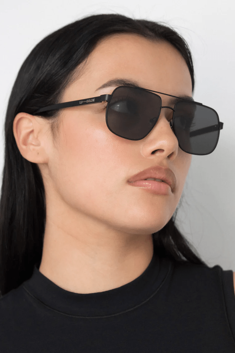 Amelia Sunglasses - Black - Sunglasses - Lu Goldie - Women's fashion at The Freedom State