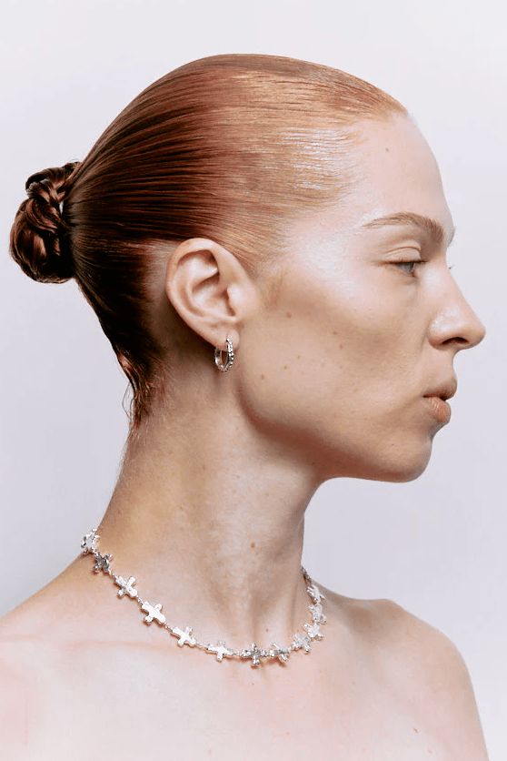 Angelica Hoops - Silver - Earrings - Cleopatra's Bling - Women's fashion at The Freedom State