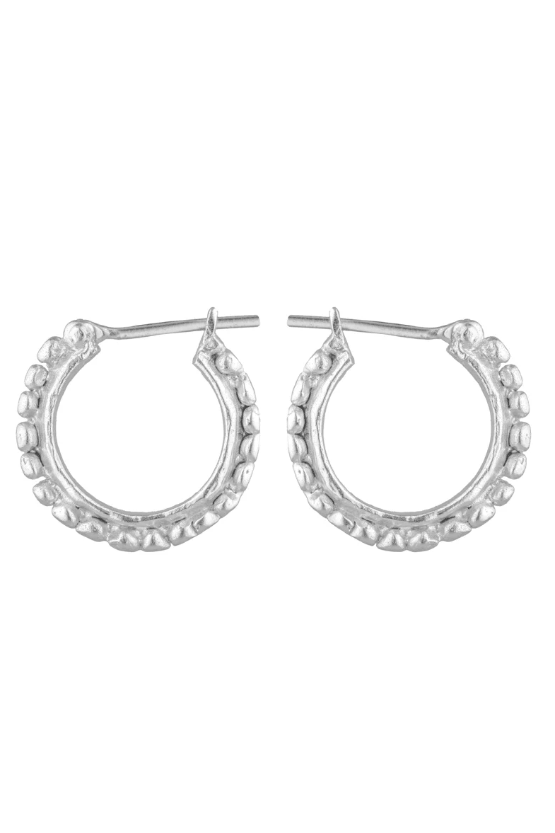 Angelica Hoops - Silver - Earrings - Cleopatra's Bling - Women's fashion at The Freedom State