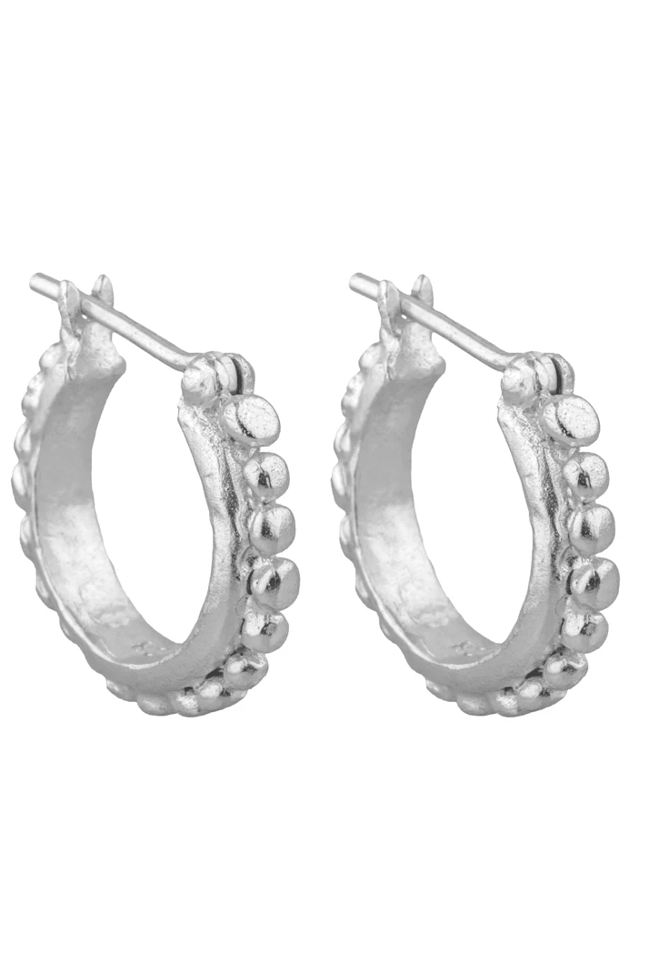 Angelica Hoops - Silver - Earrings - Cleopatra's Bling - Women's fashion at The Freedom State