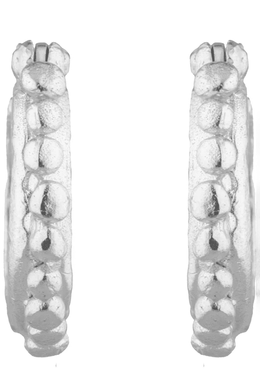 Angelica Hoops - Silver - Earrings - Cleopatra's Bling - Women's fashion at The Freedom State