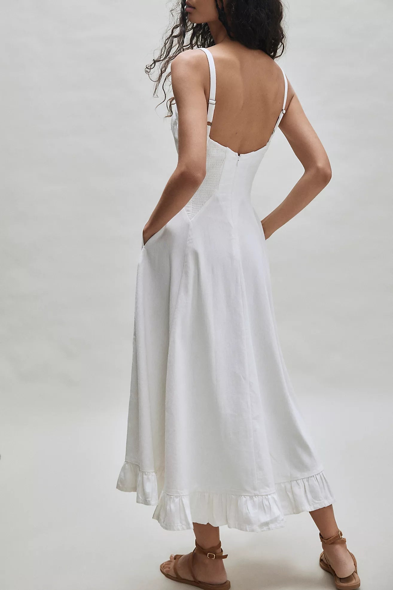 Another Season Midi Dress - Coconut Milk - Midi Dresses - Free People - Women's fashion at The Freedom State