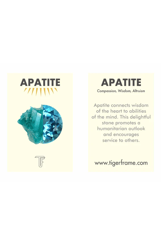 Apatite Crystal Bracelet | Pastel Grey - Gold - Bracelets - Tiger Frame - Women's fashion at The Freedom State