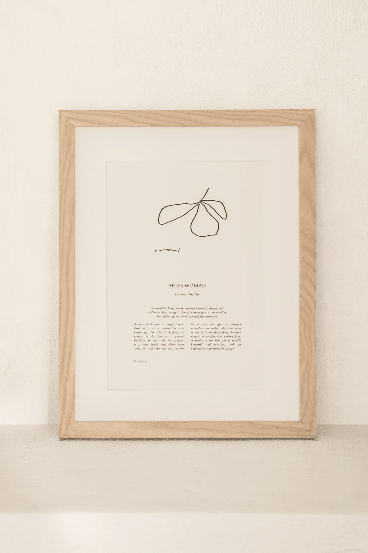 Aries Woman 5 - Wall Art - Sunday Lane - Women's fashion at The Freedom State