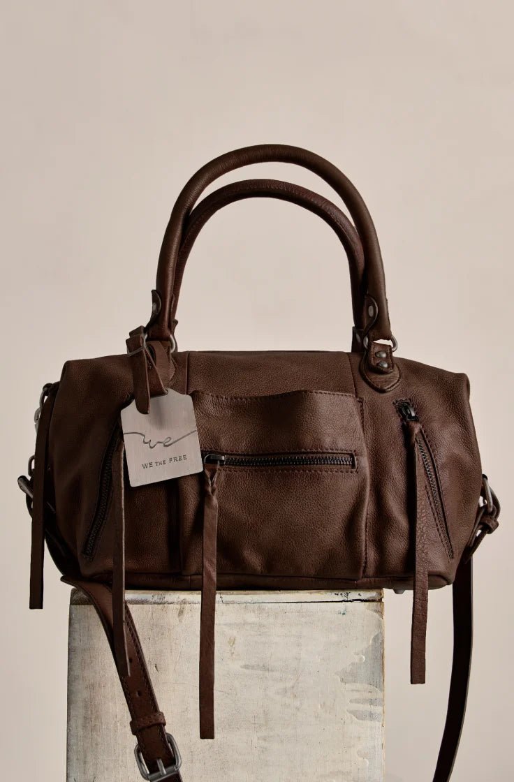 Baby Emerson Tote - Espresso - Bags - Free People - Women's fashion at The Freedom State