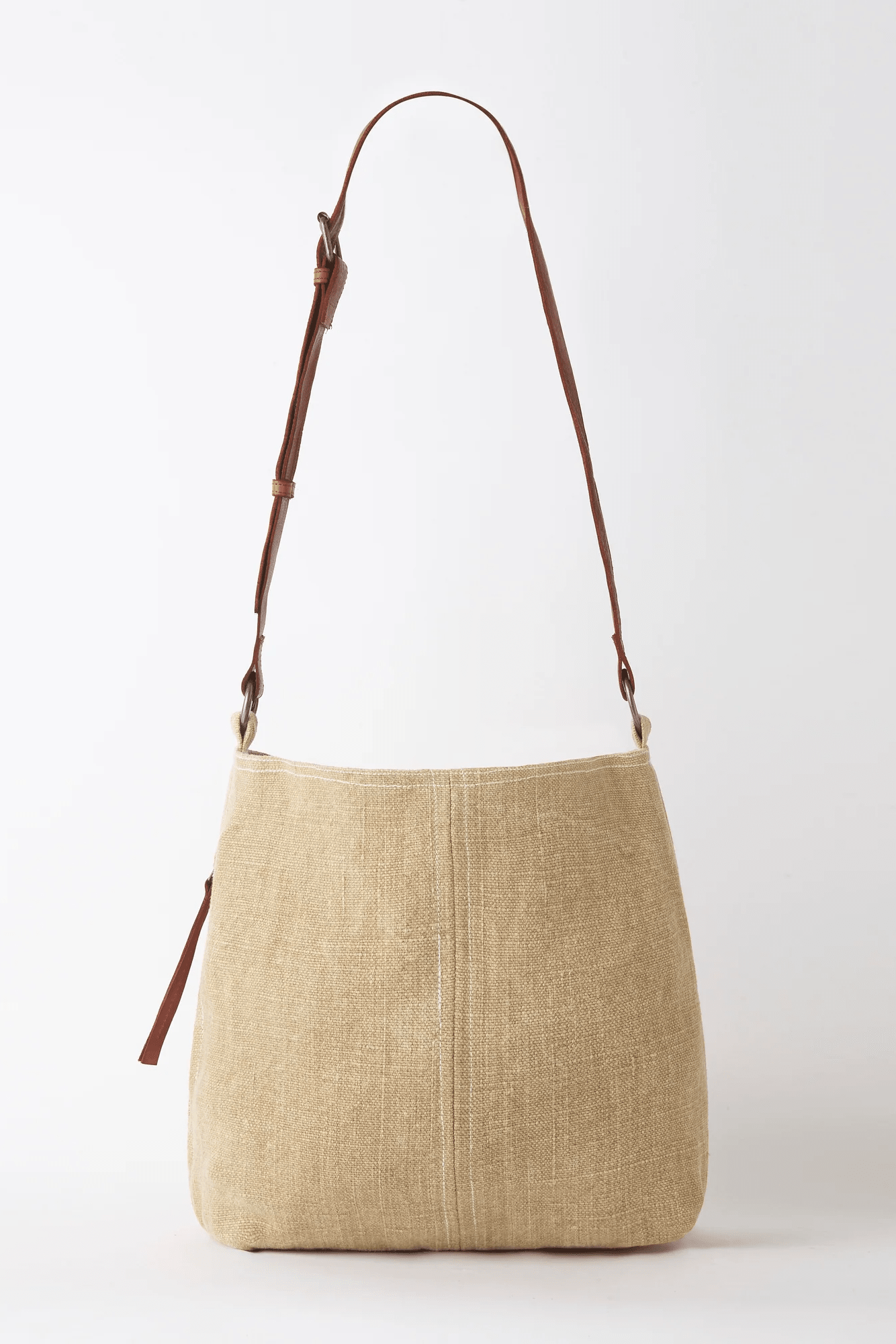 Baby Jute Slouchy Bag - Natural - Bags - Juju & Co - Women's fashion at The Freedom State