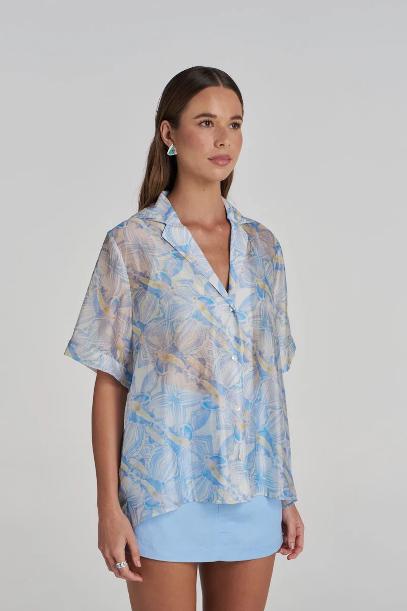 Boho SS Shirt - Orchid Prism - Shirts - Summi Summi - Women's fashion at The Freedom State