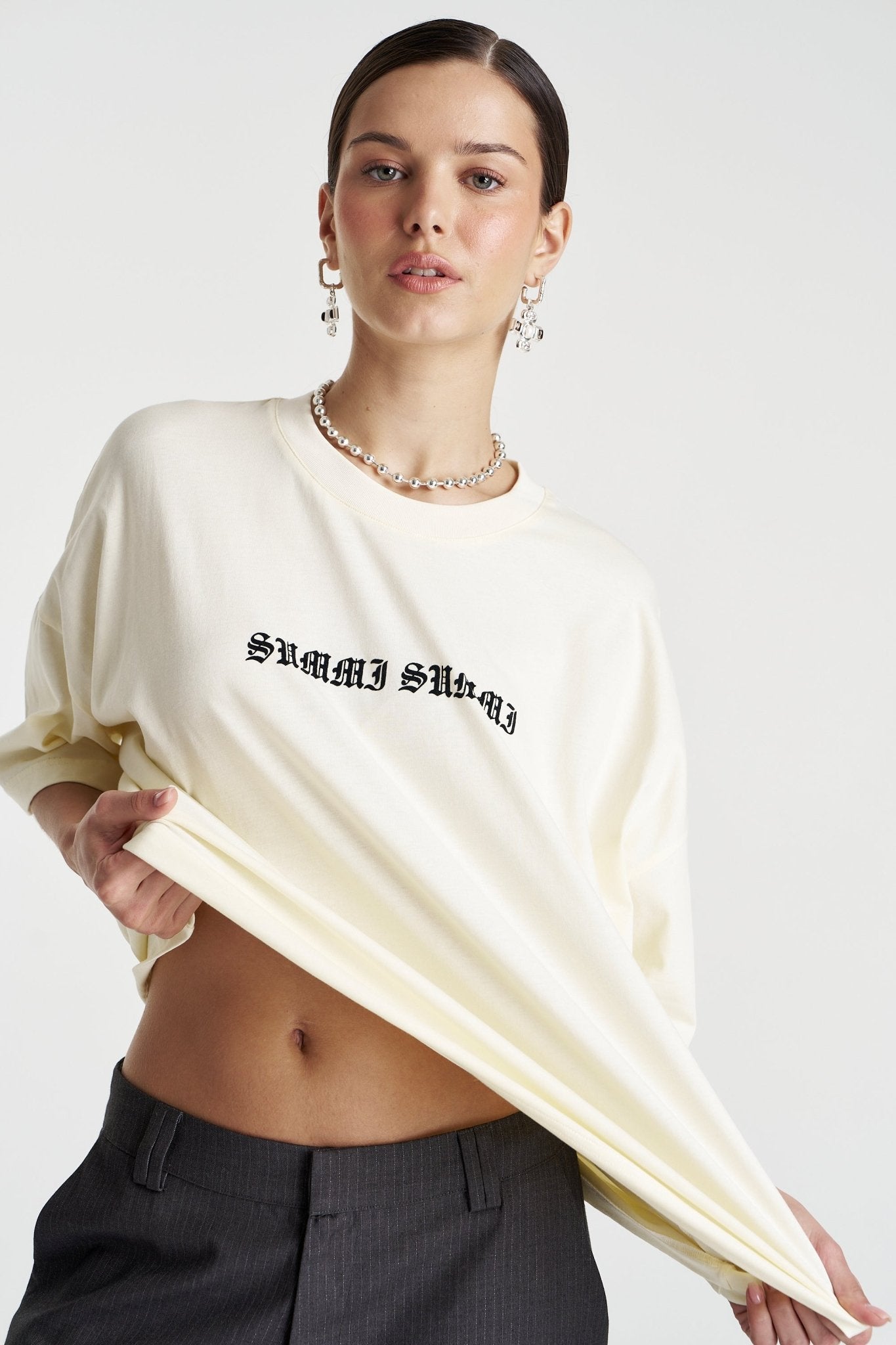 Butterfly SS Tee - Vanila - T-Shirts - Summi Summi - Women's fashion at The Freedom State