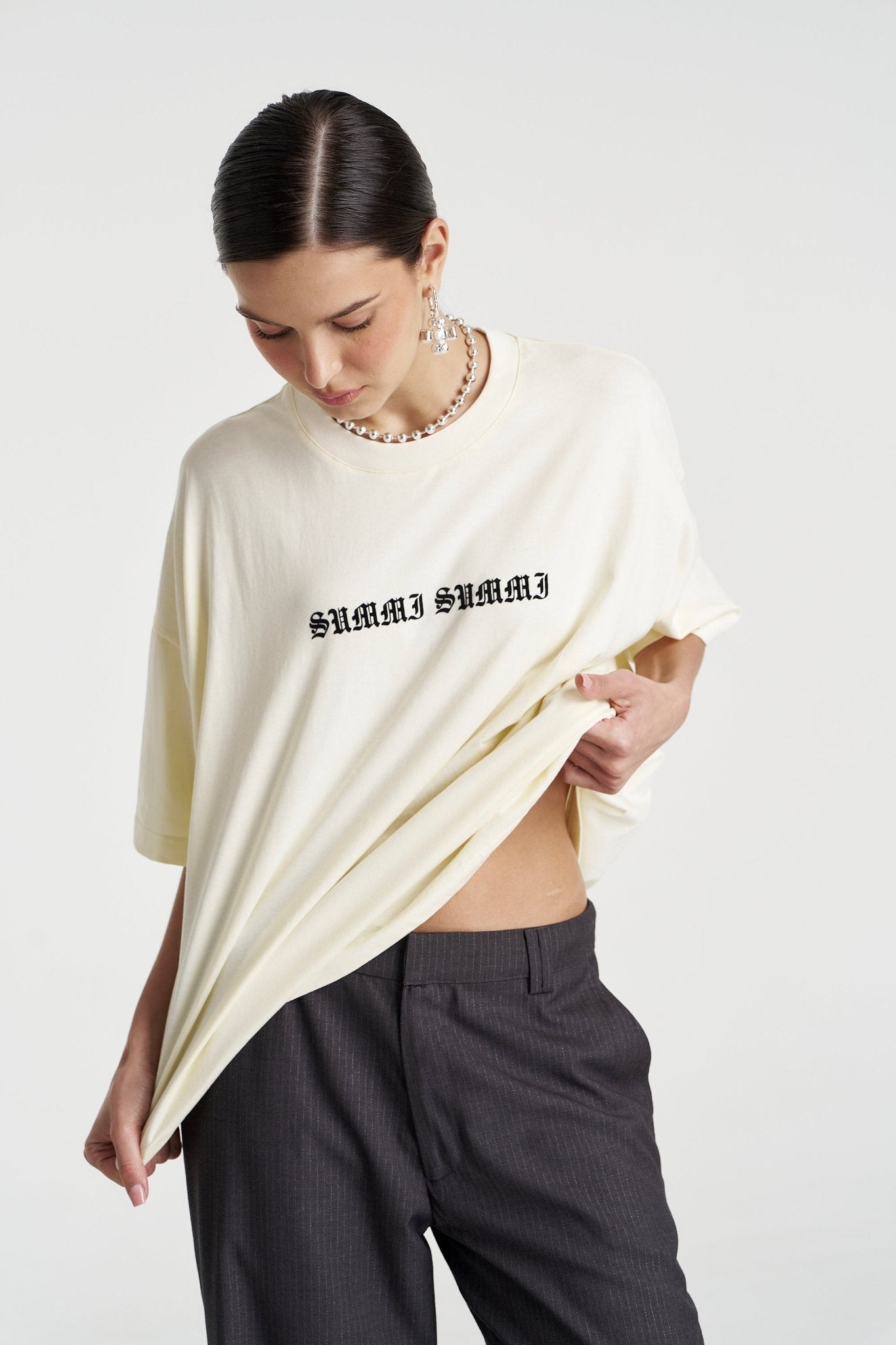 Butterfly SS Tee - Vanila - T-Shirts - Summi Summi - Women's fashion at The Freedom State