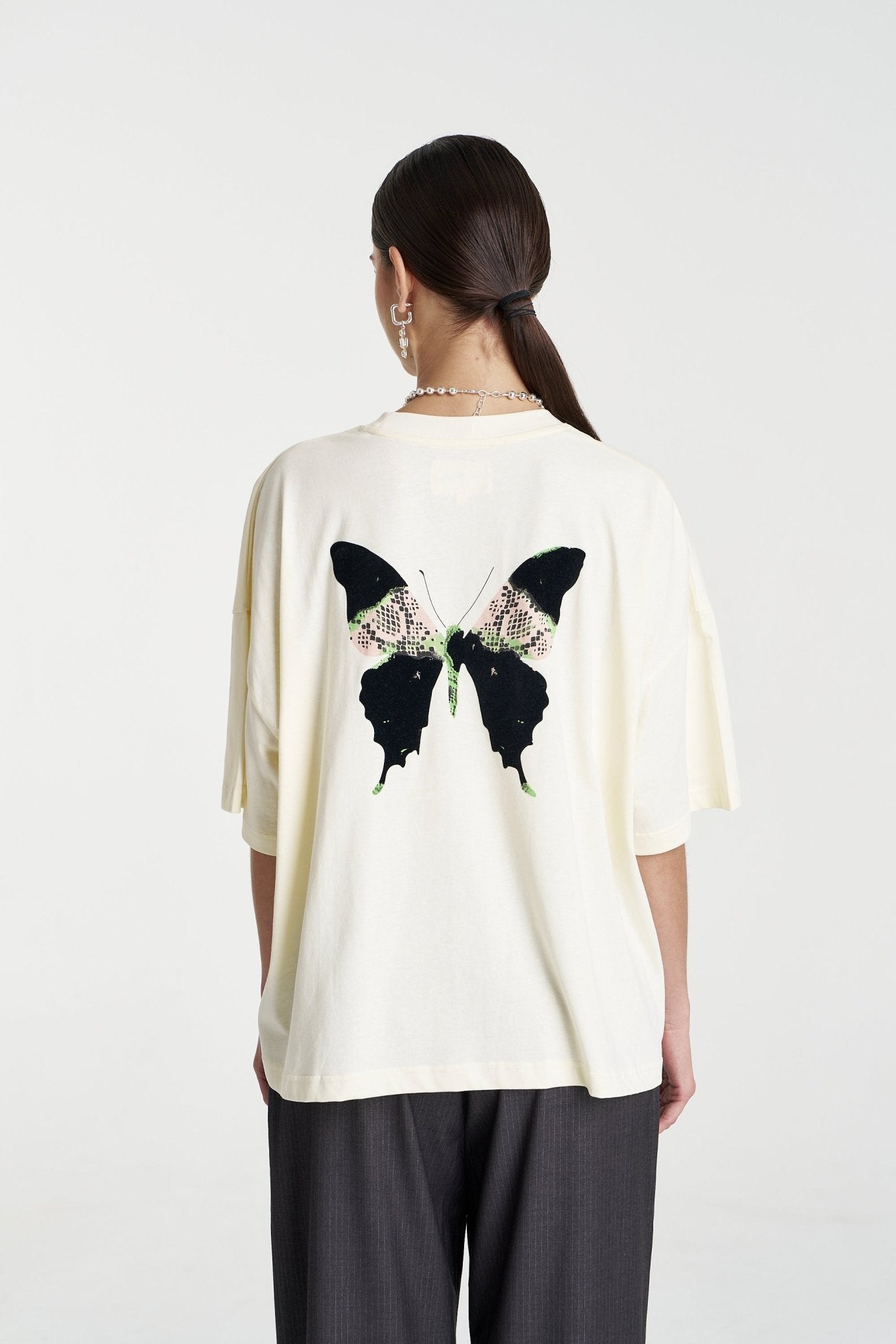 Butterfly SS Tee - Vanila - T-Shirts - Summi Summi - Women's fashion at The Freedom State