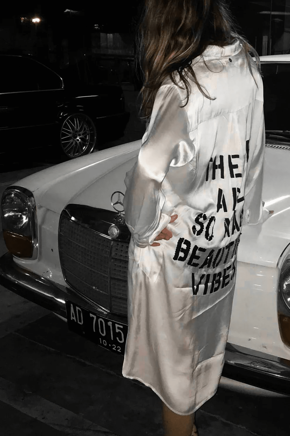 BV Maxi Satin Shirt Dress - White - Mini Dresses - Studio Adine - Women's fashion at The Freedom State