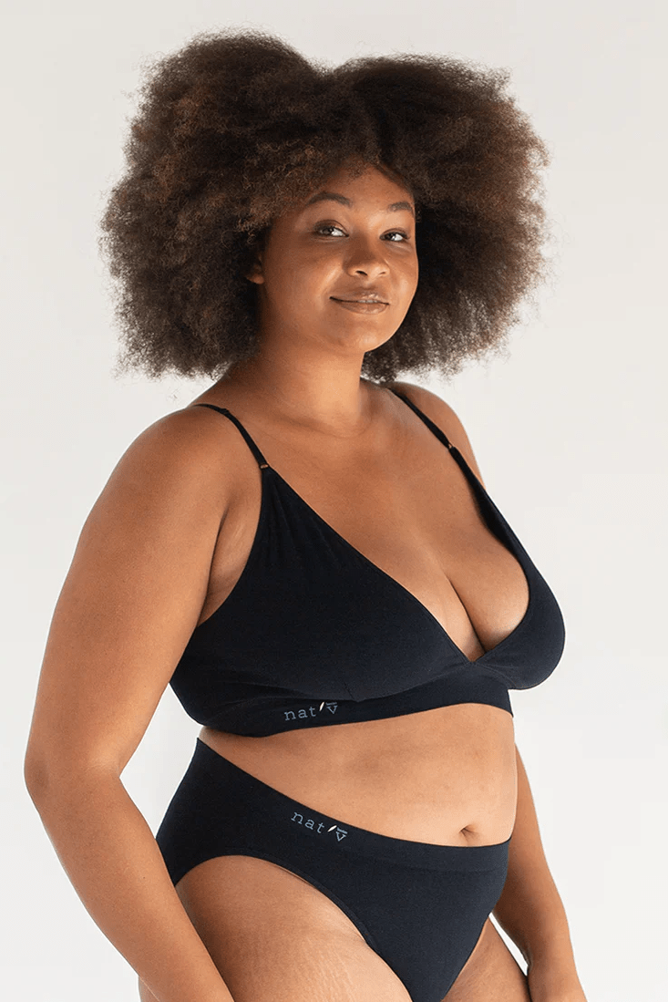 Callie Bikini Brief - Black - Intimates & Robes - Nat'v Basics - Women's fashion at The Freedom State