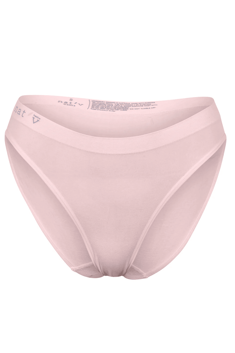 Callie Bikini Brief - Blush - Intimates & Robes - Nat'v Basics - Women's fashion at The Freedom State