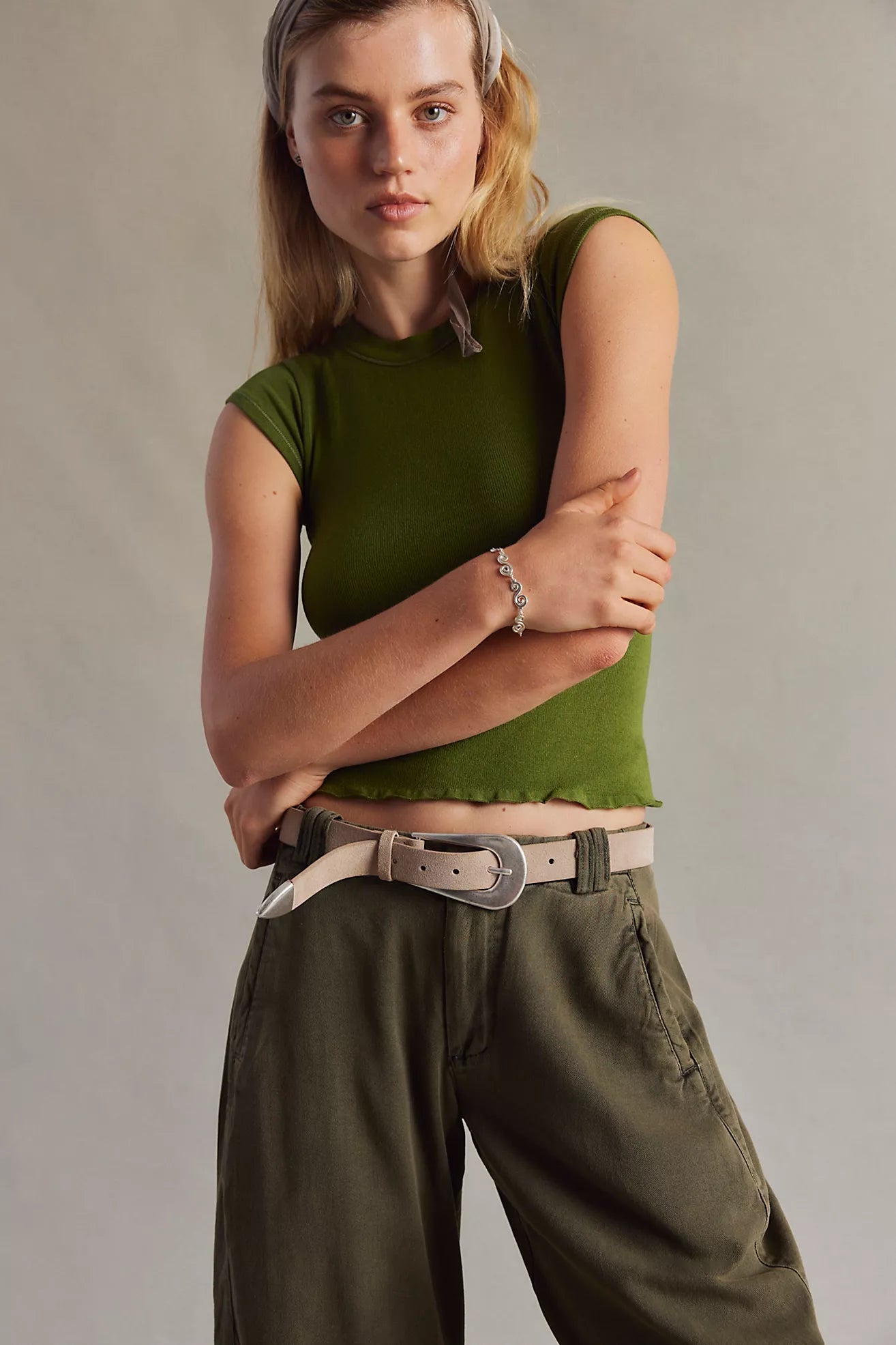 Cannon Suede Belt - Cognac - Belts - Free People - Women's fashion at The Freedom State