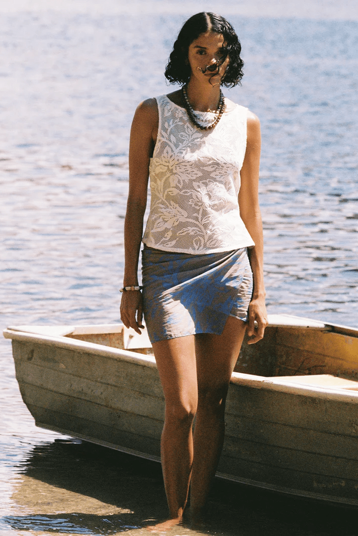 Carmen Top - Trellis - Fashion Tops - Soleil Soleil - Women's fashion at The Freedom State