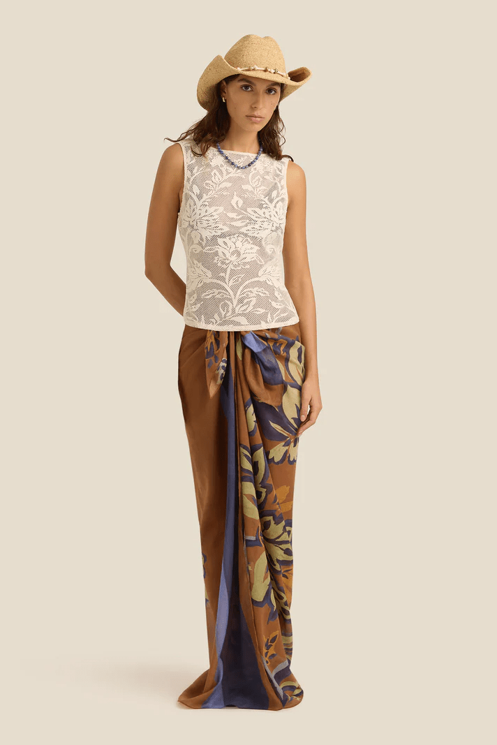 Carmen Top - Trellis - Fashion Tops - Soleil Soleil - Women's fashion at The Freedom State