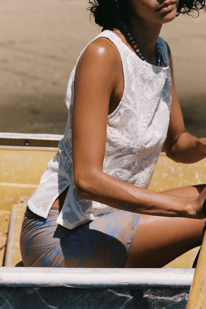 Carmen Top - Trellis - Fashion Tops - Soleil Soleil - Women's fashion at The Freedom State