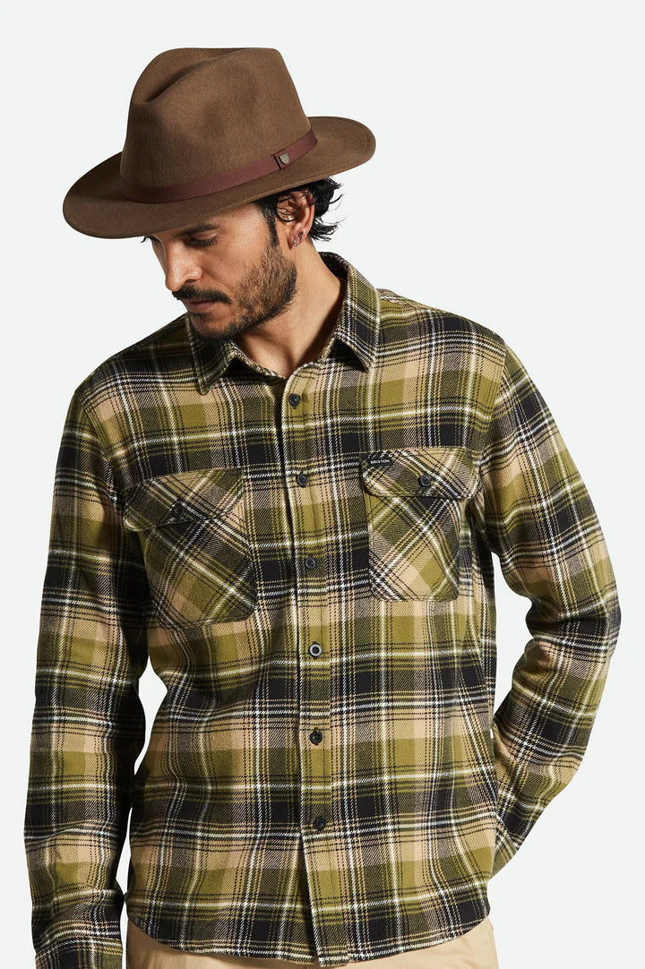 Messer Packable Fedora (Unisex) - Dark Earth