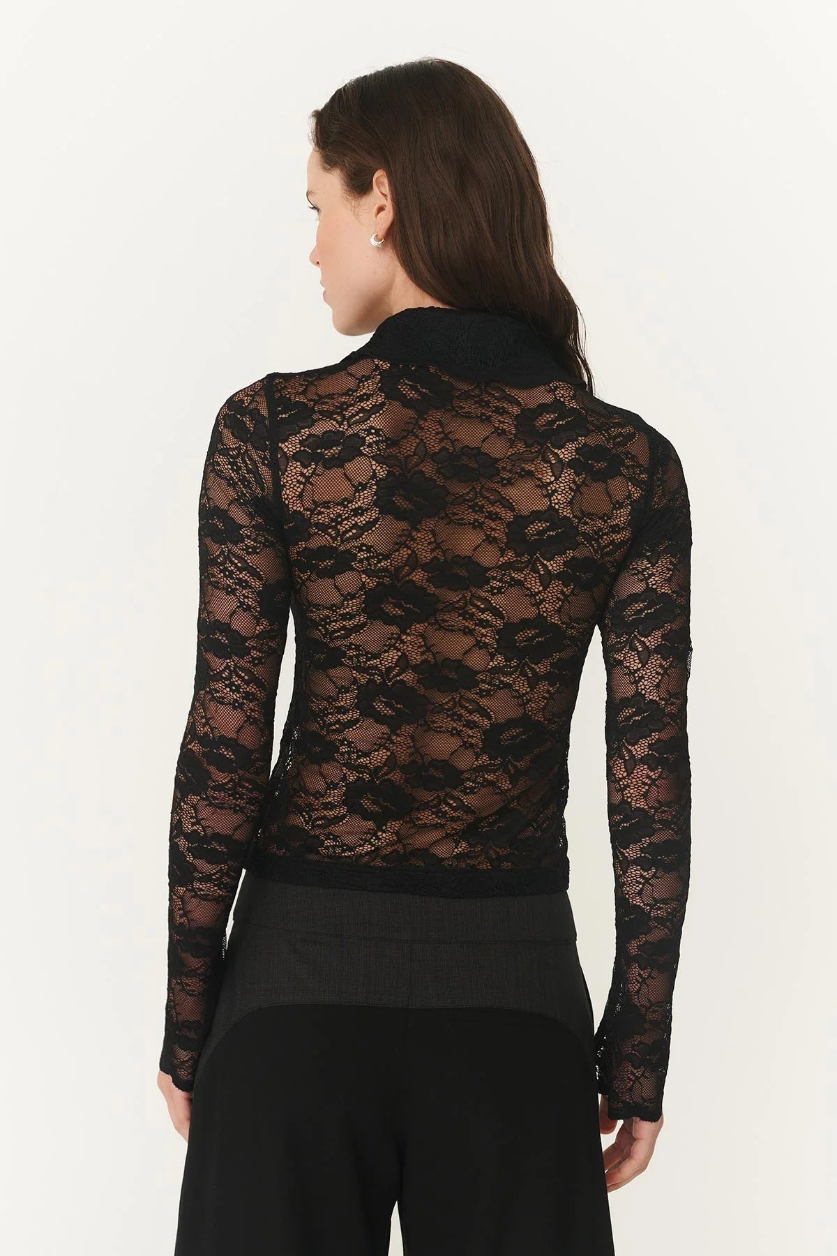 Charlotte Rose Lace Top - Noir - Fashion Tops - Rowie The Label - Women's fashion at The Freedom State