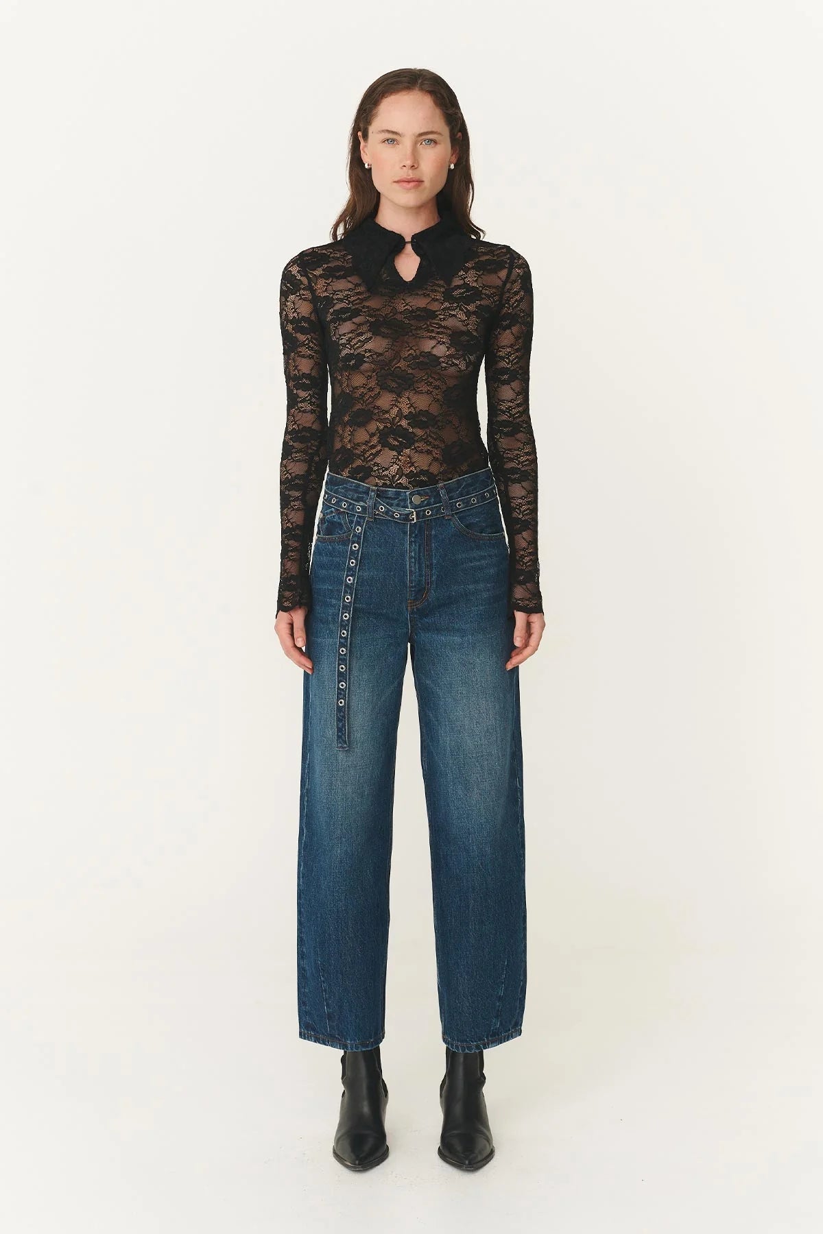 Charlotte Rose Lace Top - Noir - Fashion Tops - Rowie The Label - Women's fashion at The Freedom State