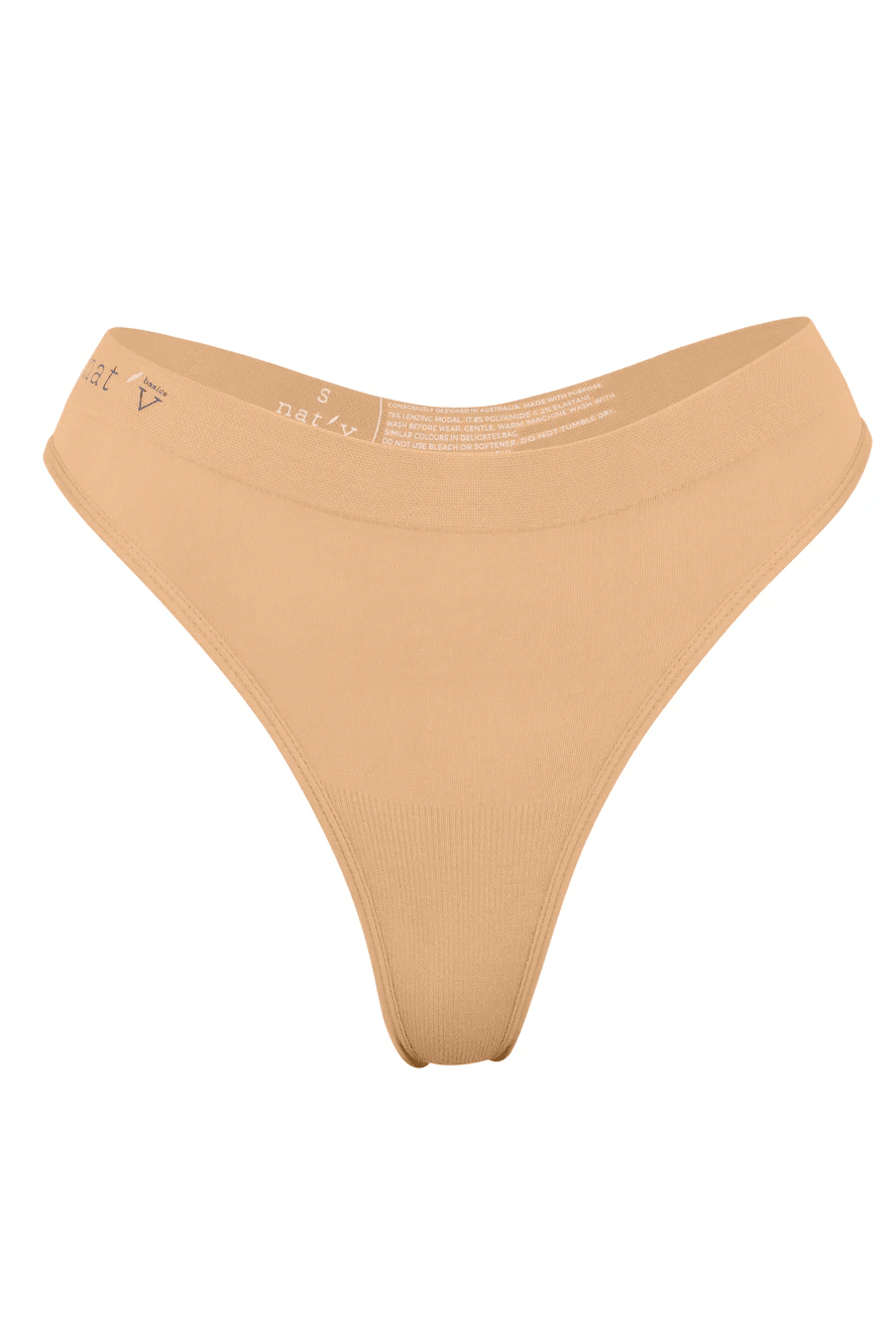 Cheeky G - Bone - Intimates & Robes - Nat'v Basics - Women's fashion at The Freedom State
