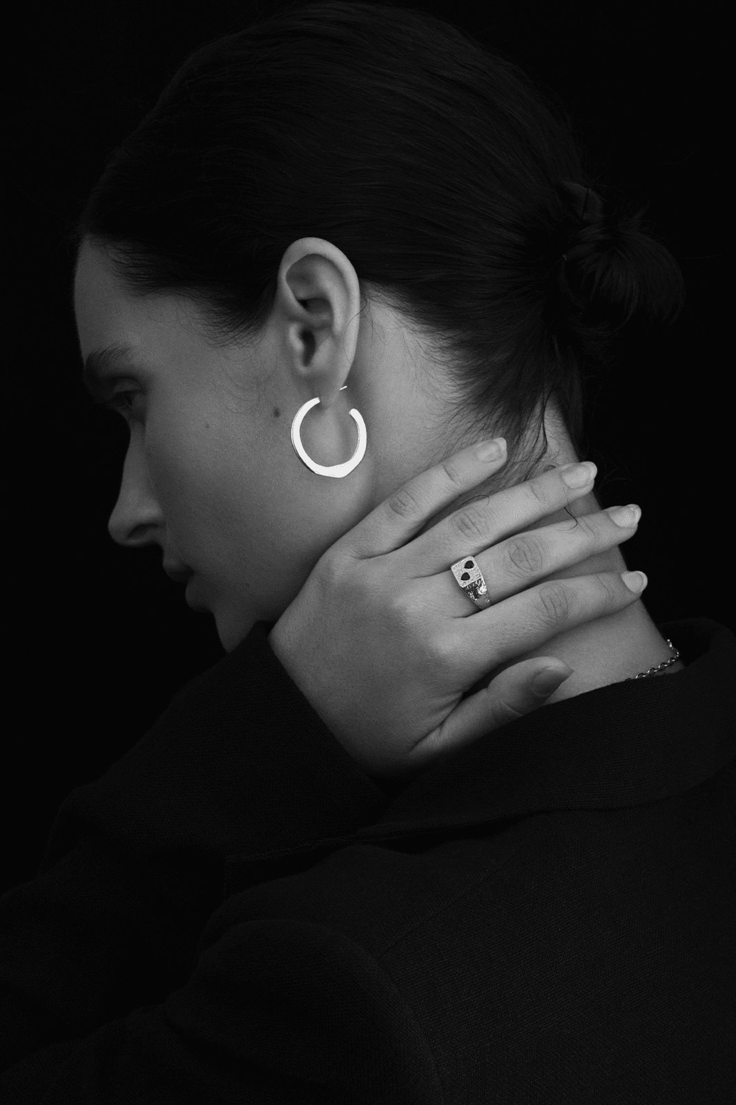 Circe Medium Hoops - Silver - Earrings - Temple Of The Sun - Women's fashion at The Freedom State