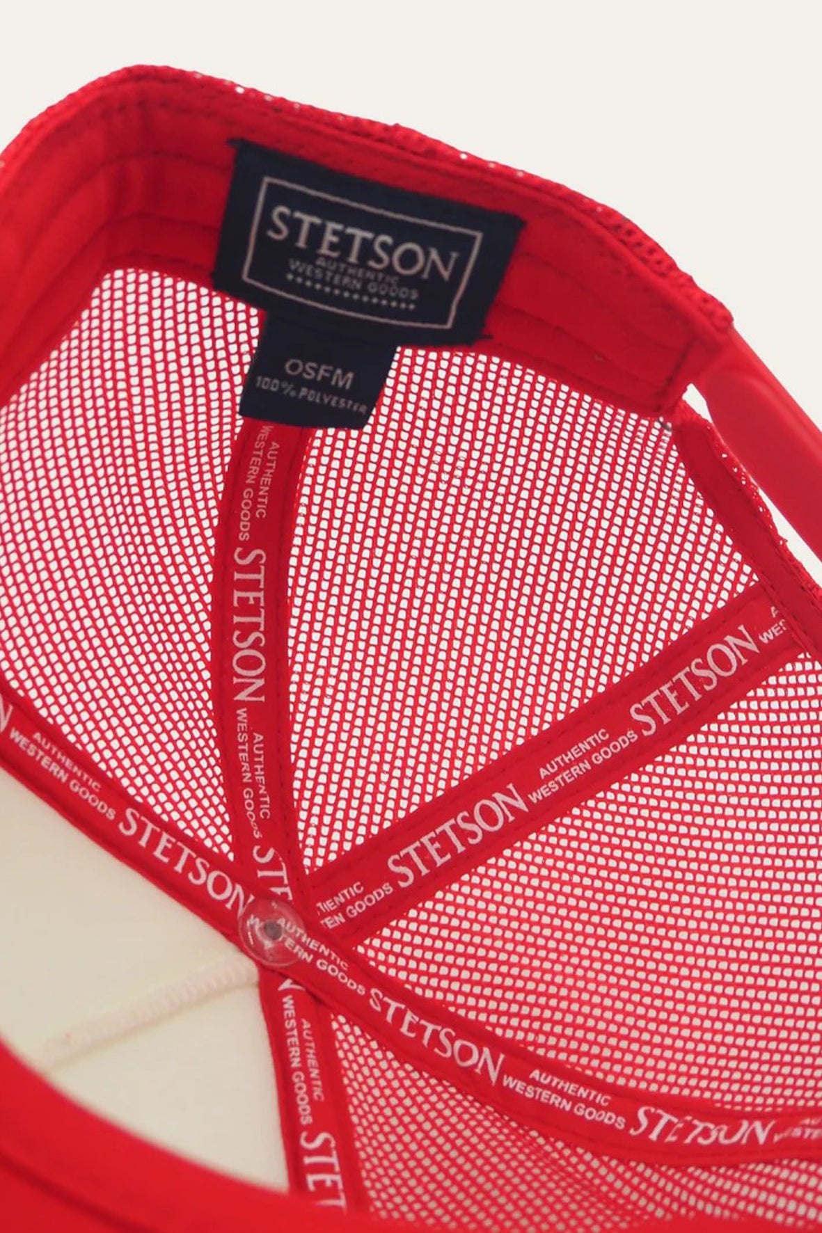 Classic Trucker Cap - Red - Caps - Stetson - Women's fashion at The Freedom State