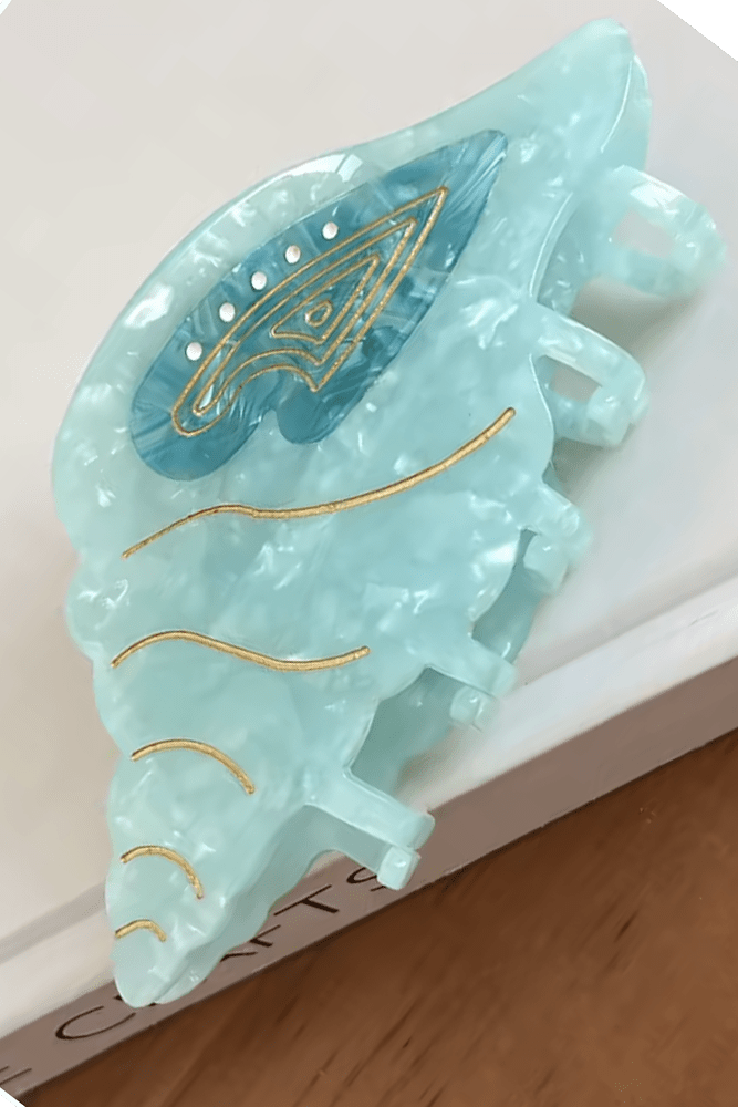 Conch Hair Claw - Turquoise - Hair & Scarves - The Freedom State - Women's fashion at The Freedom State