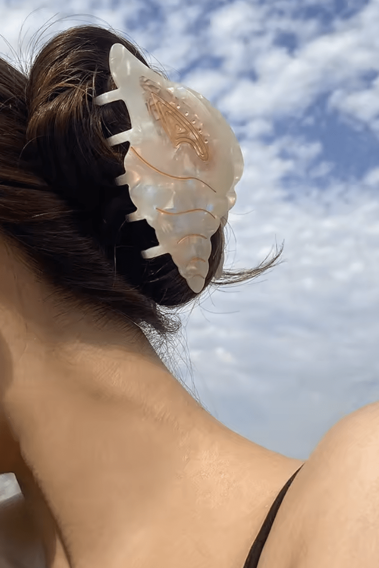 Conch Hair Claw - Turquoise - Hair & Scarves - The Freedom State - Women's fashion at The Freedom State