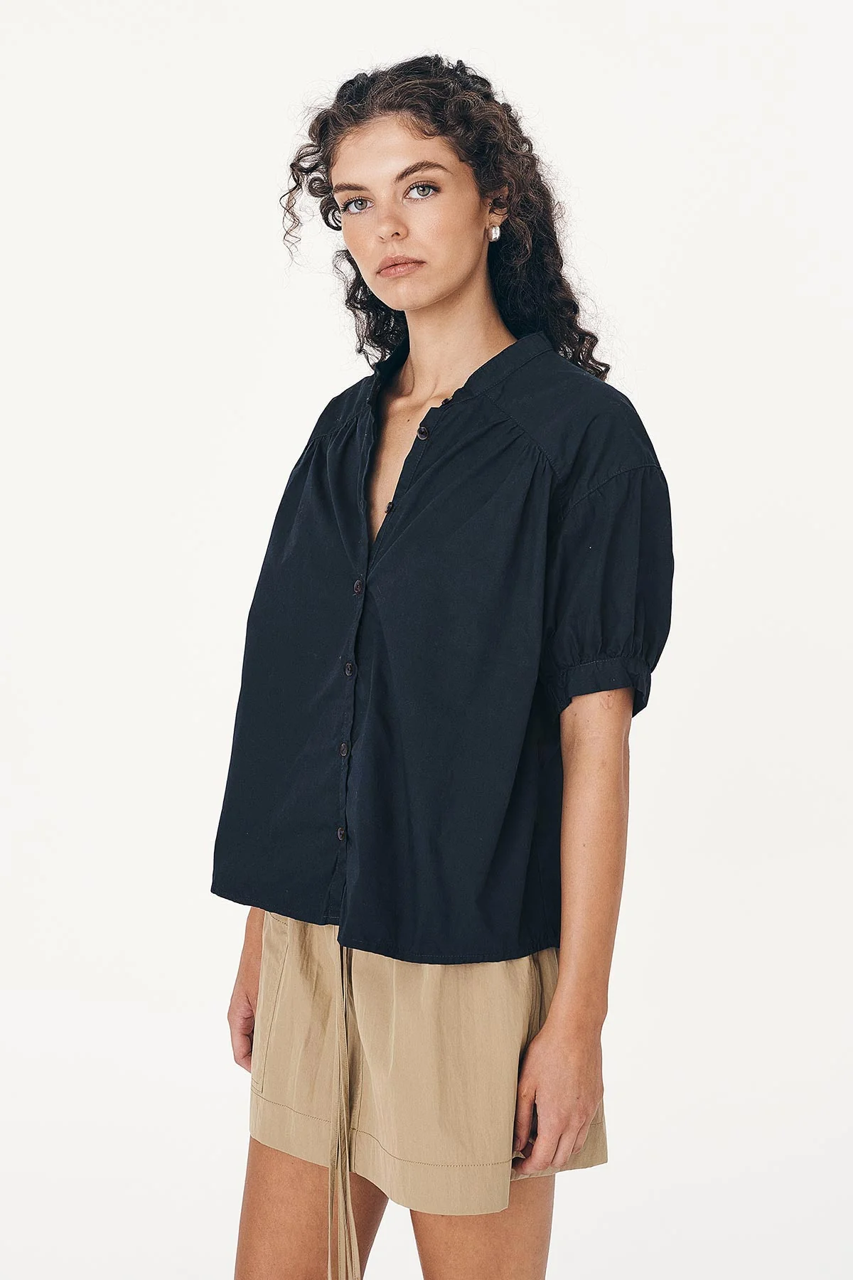 Cora Lace Blouse - Ink