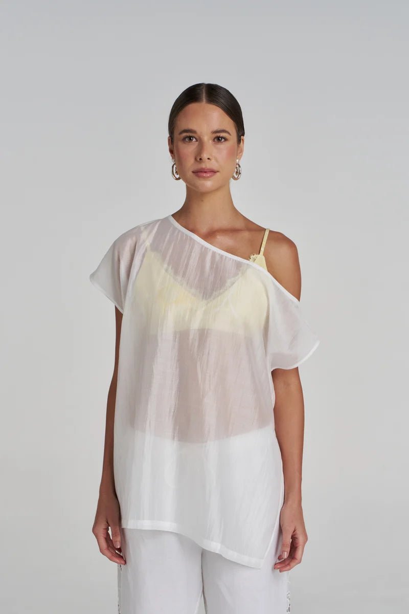 Crystal Top - White - Fashion Tops - Summi Summi - Women's fashion at The Freedom State