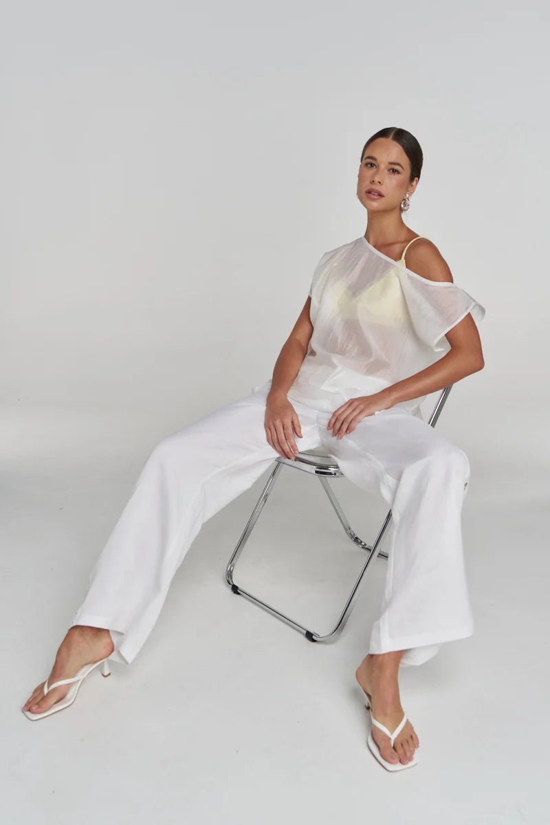 Crystal Top - White - Fashion Tops - Summi Summi - Women's fashion at The Freedom State