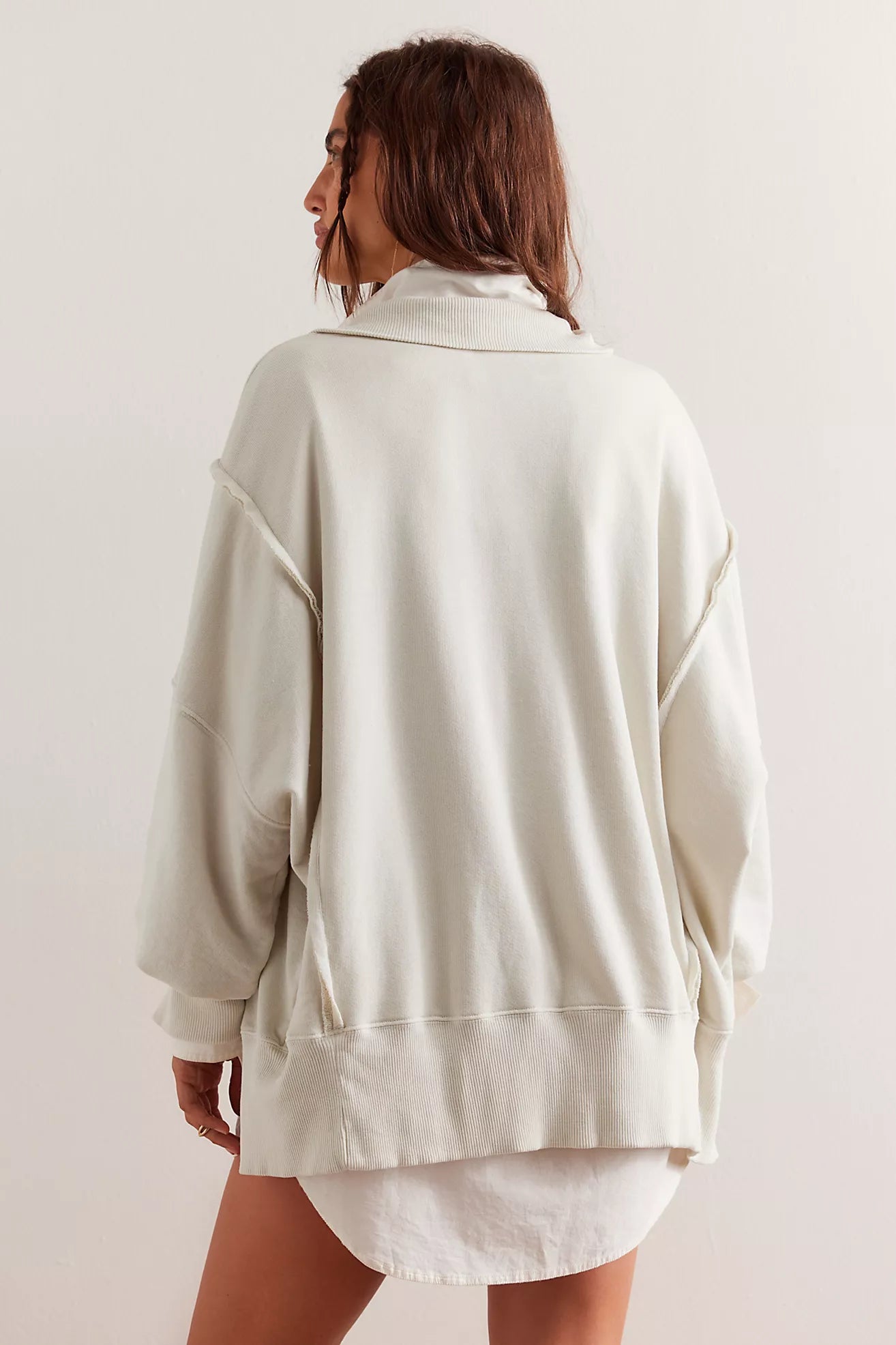 Camden Henley Sweatshirt - Grey Opal
