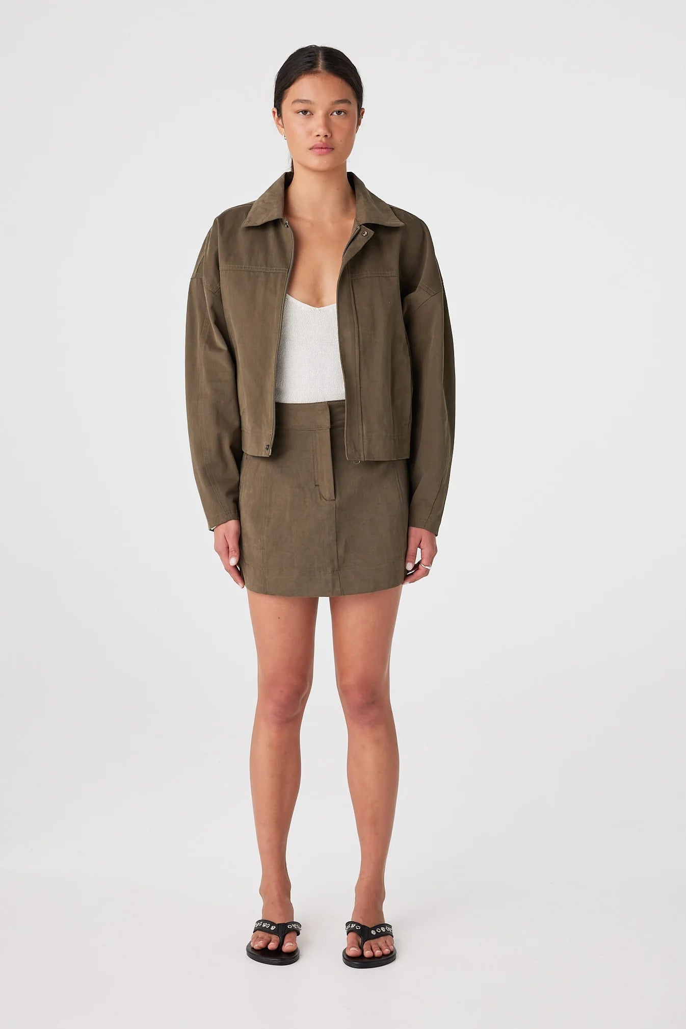 Eames Jacket - Khaki - Jackets - Arcaa Movement - Women's fashion at The Freedom State
